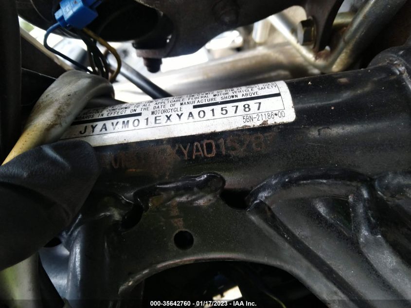 2000 YAMAHA XVS65 A JYAVM01EXYA015787