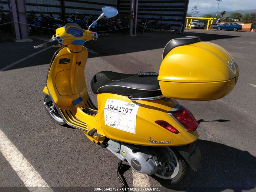 2015 VESPA SPRINT 150 3V ZAPM818G7F5401220