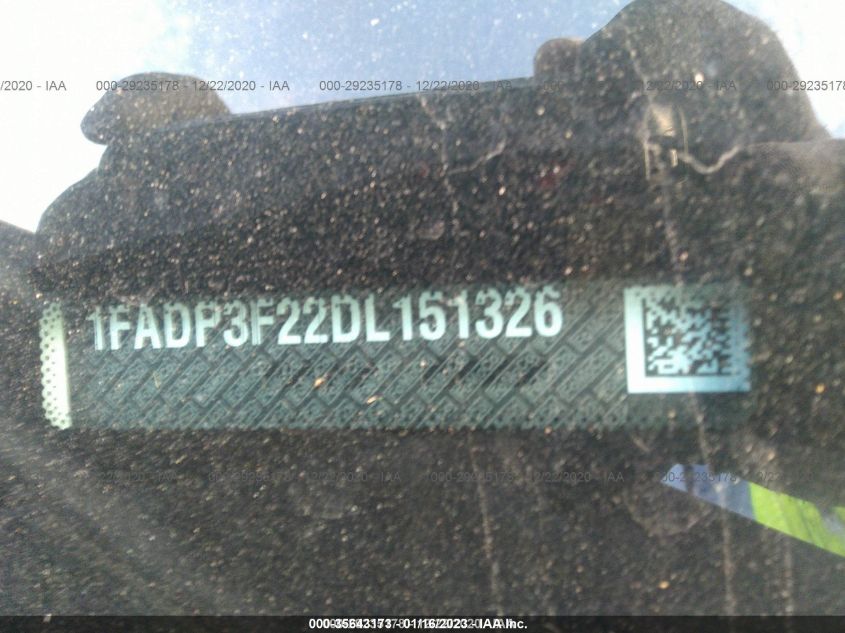 2013 FORD FOCUS SE 1FADP3F22DL151326