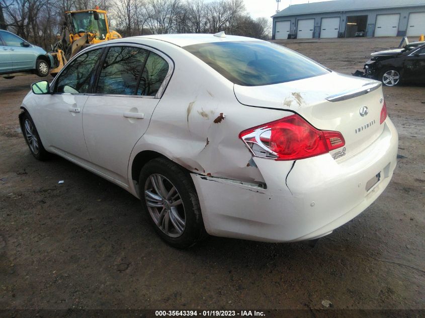 2013 INFINITI G37 SEDAN X - JN1CV6AR8DM762489