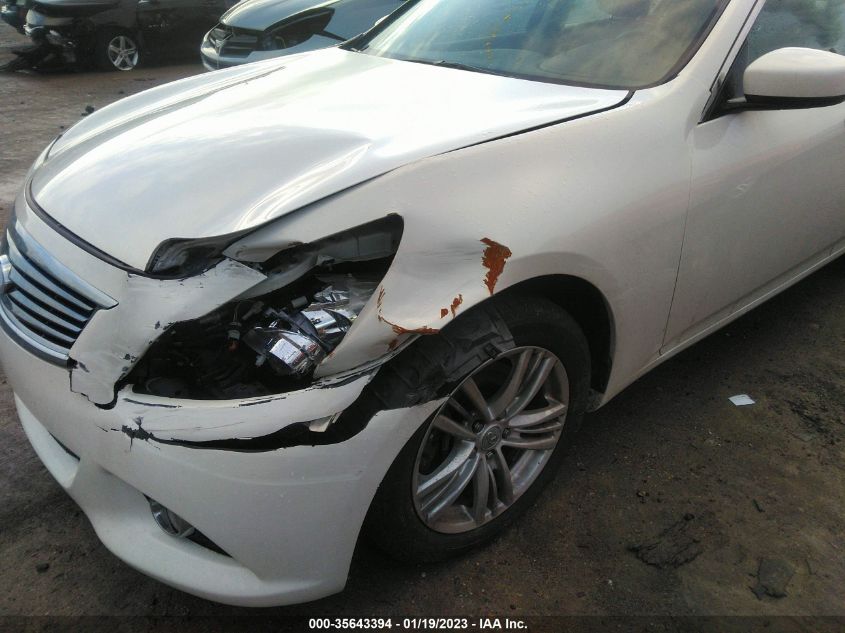 2013 INFINITI G37 SEDAN X - JN1CV6AR8DM762489