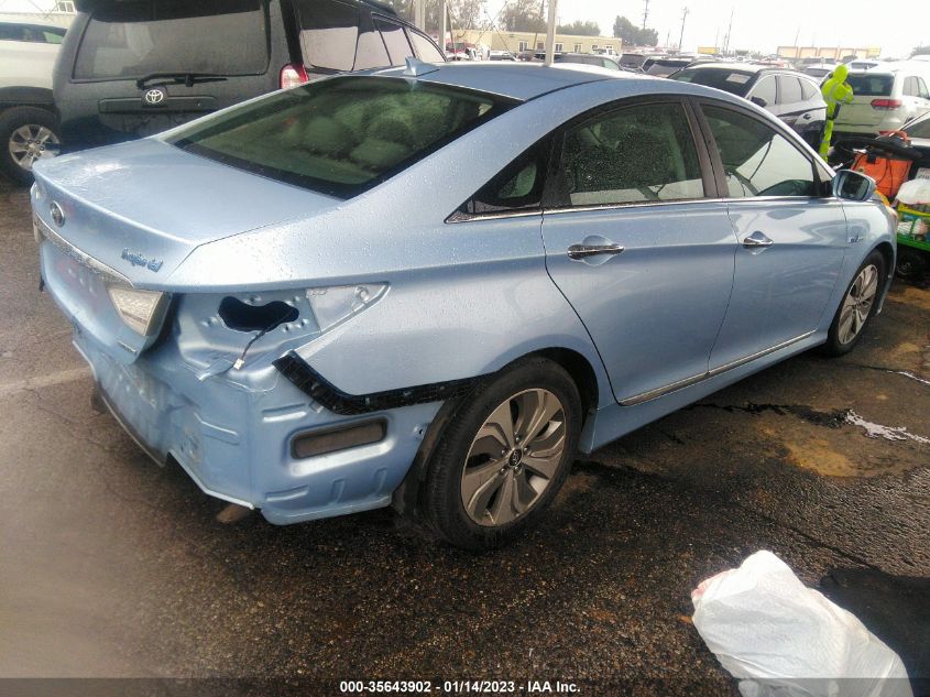 2013 HYUNDAI SONATA HYBRID LIMITED KMHEC4A43DA086602