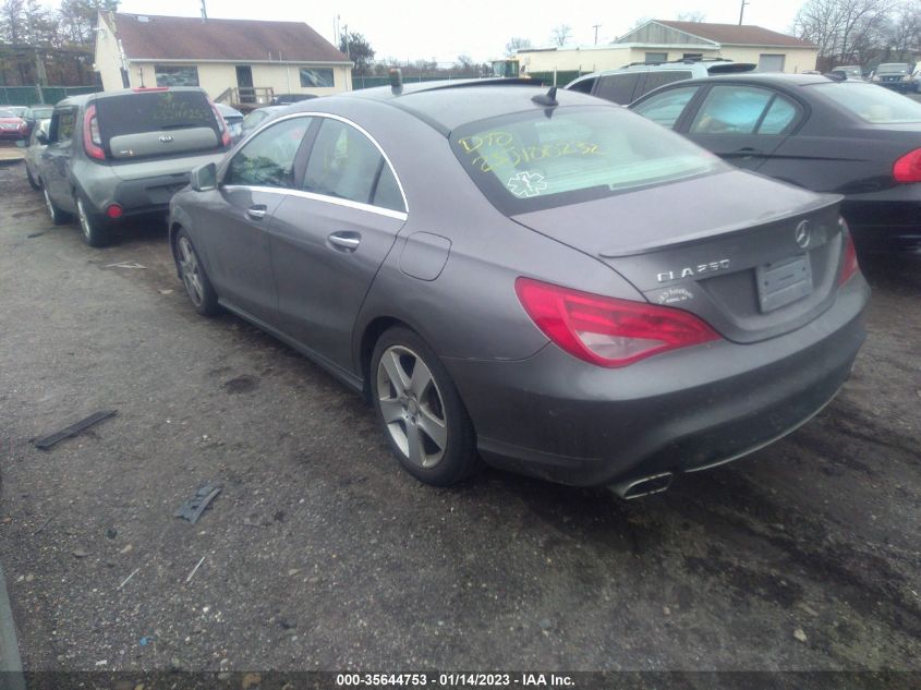 2015 MERCEDES-BENZ CLA 250 WDDSJ4GB2FN268666