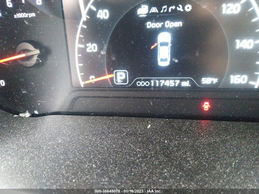 2014 KIA CADENZA LIMITED KNALN4D74E5143957