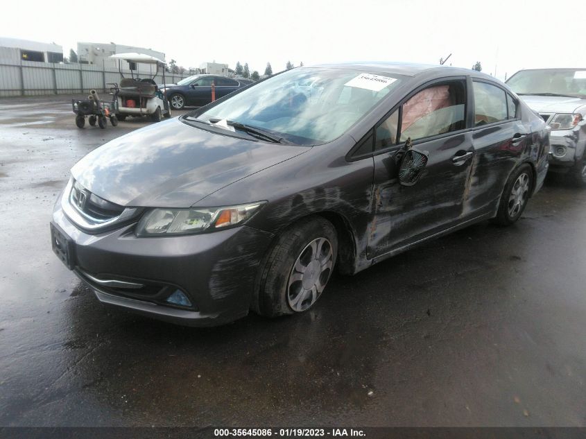 2015 HONDA CIVIC HYBRID - 19XFB4F26FE201275