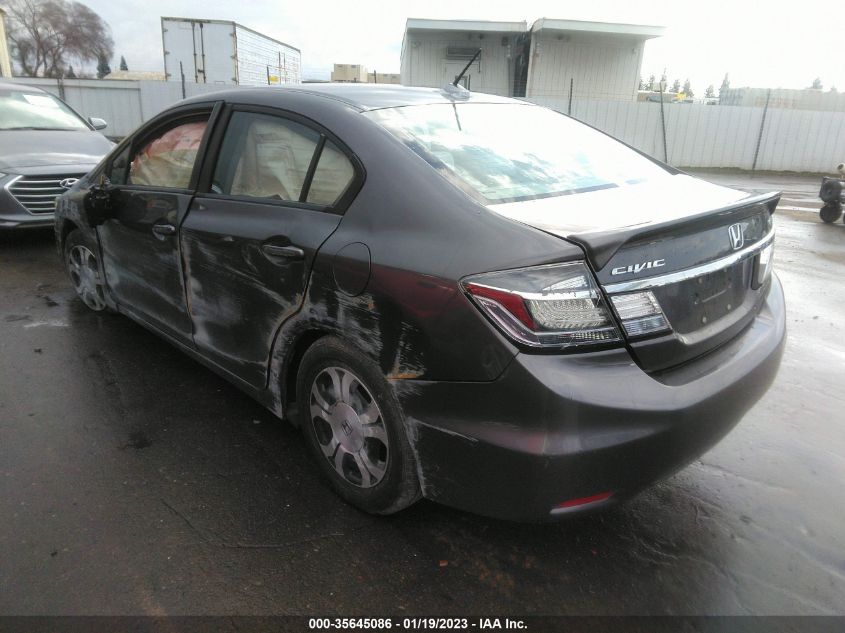 2015 HONDA CIVIC HYBRID - 19XFB4F26FE201275