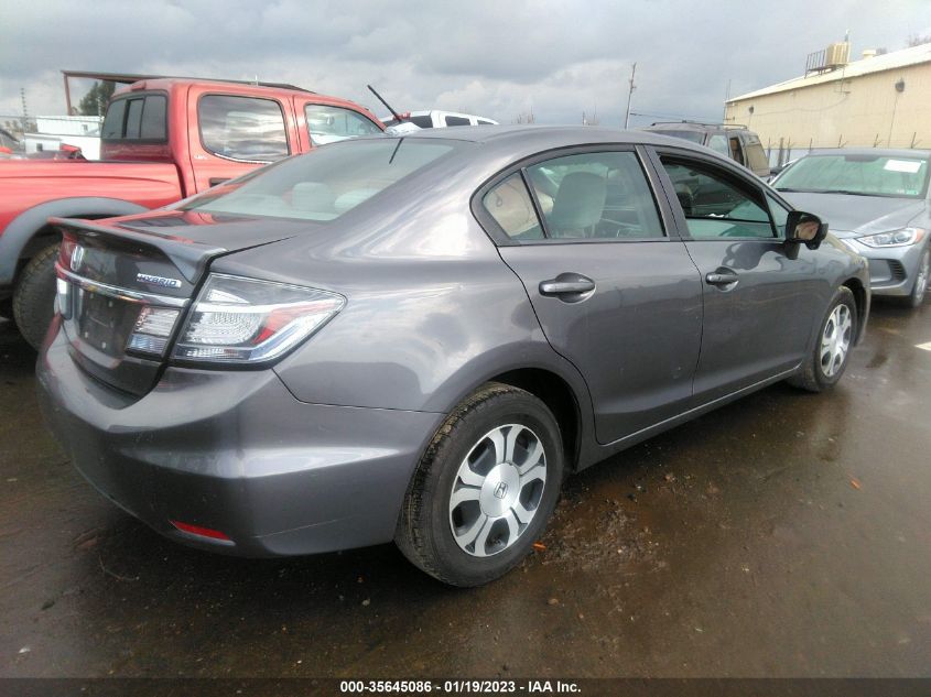 2015 HONDA CIVIC HYBRID - 19XFB4F26FE201275