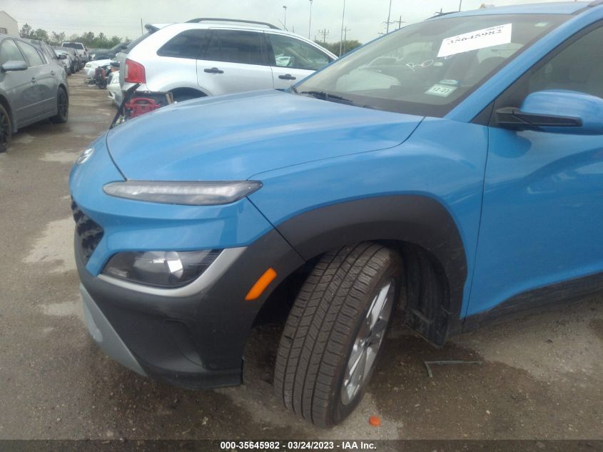 2022 HYUNDAI KONA SEL - KM8K32AB0NU848841