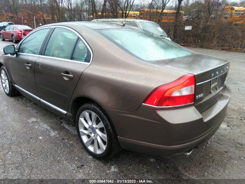 2013 VOLVO S80 T6 YV1902AH8D1171841