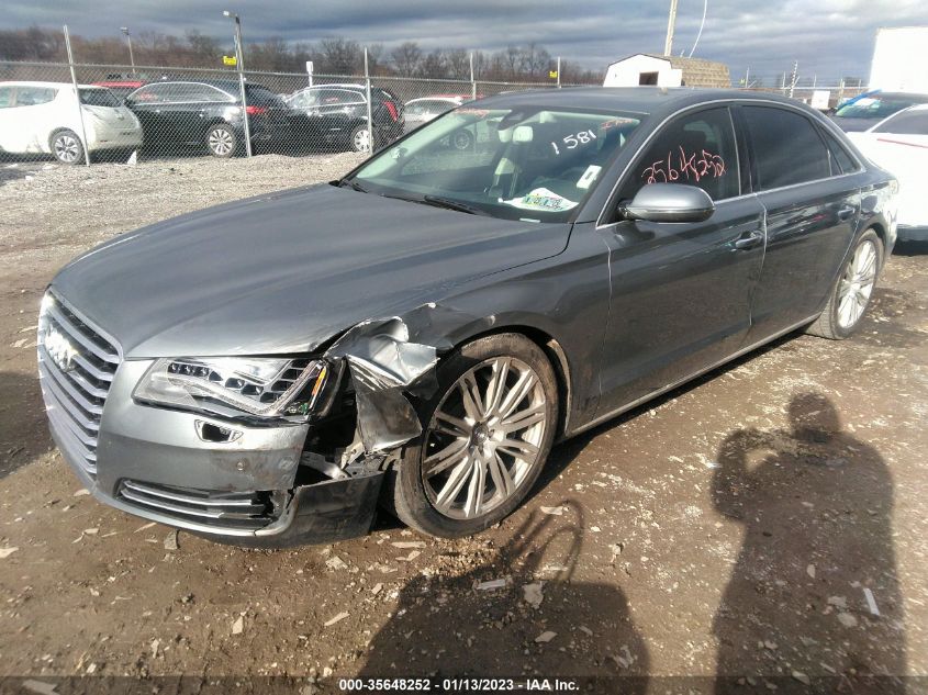 2014 AUDI A8 L 3.0T WAURGAFD8EN011581