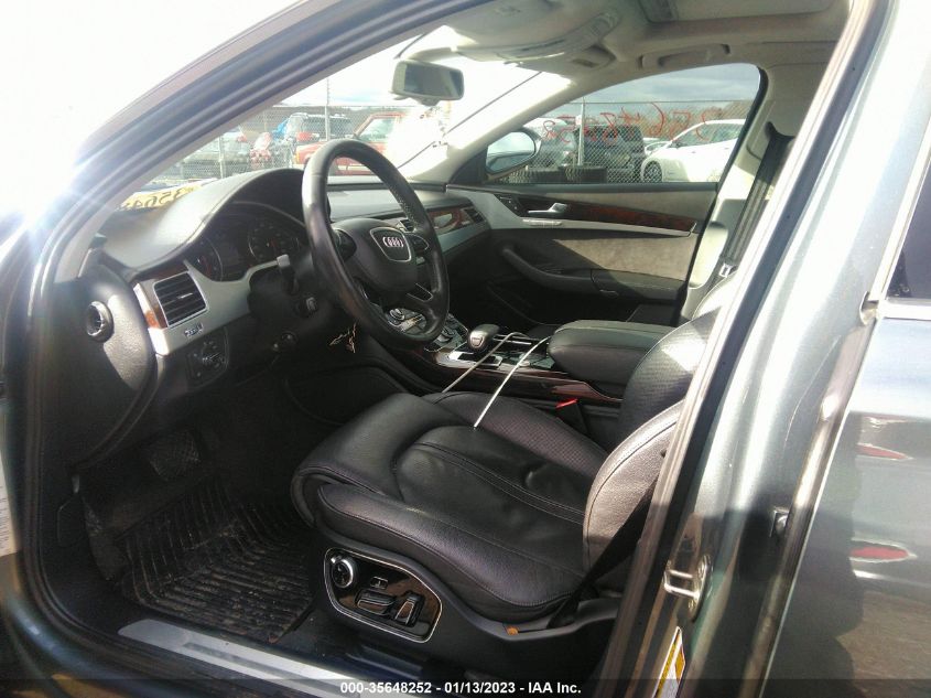 2014 AUDI A8 L 3.0T WAURGAFD8EN011581