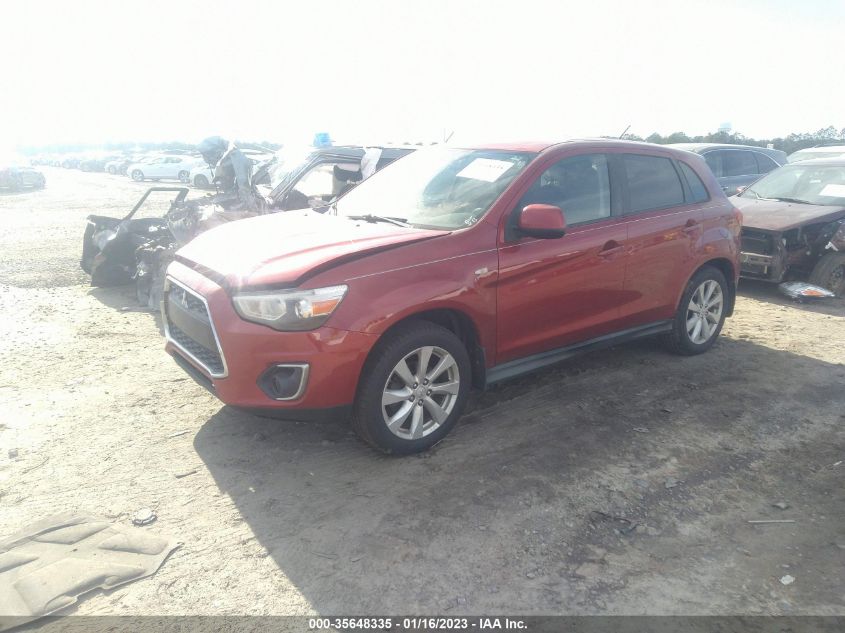 2014 MITSUBISHI OUTLANDER SPORT ES 4A4AP3AU2EE011457