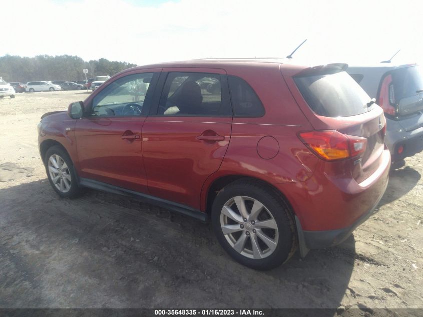 2014 MITSUBISHI OUTLANDER SPORT ES 4A4AP3AU2EE011457