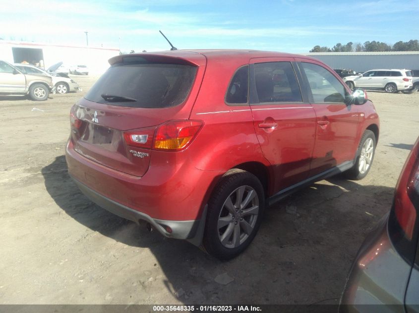 2014 MITSUBISHI OUTLANDER SPORT ES 4A4AP3AU2EE011457