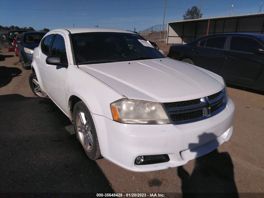 2013 DODGE AVENGER SXT - 1C3CDZCB7DN626435