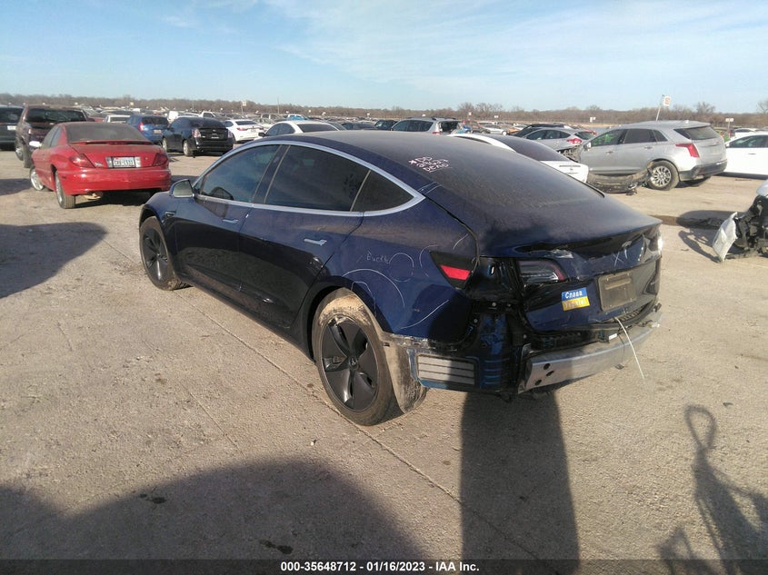 VIN 5YJ3E1EB5KF192194 2019 TESLA MODEL 3 LONG RANGE/PERFORMANCE