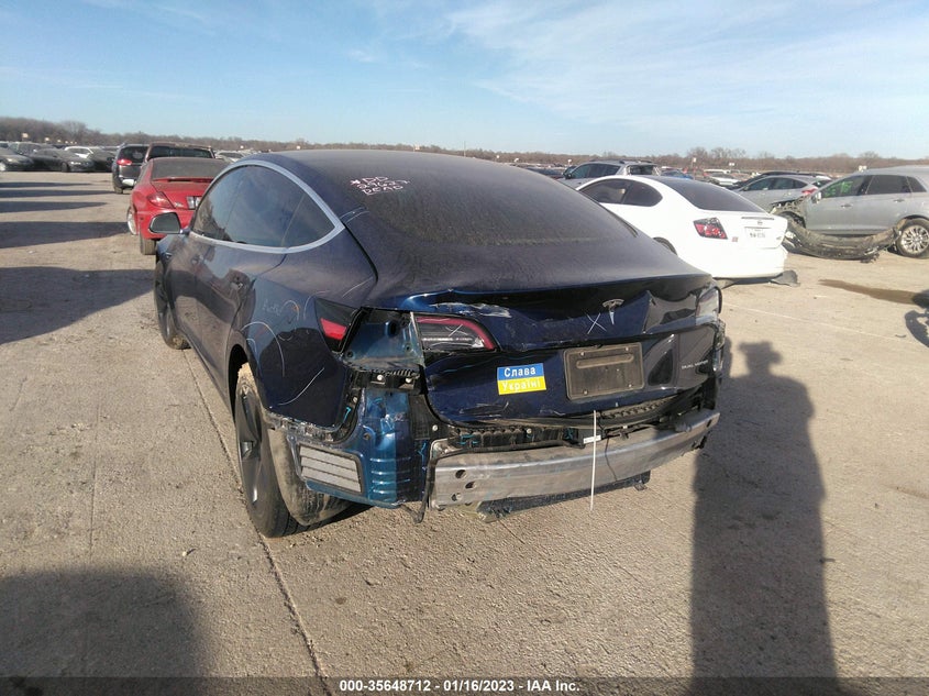 VIN 5YJ3E1EB5KF192194 2019 TESLA MODEL 3 LONG RANGE/PERFORMANCE