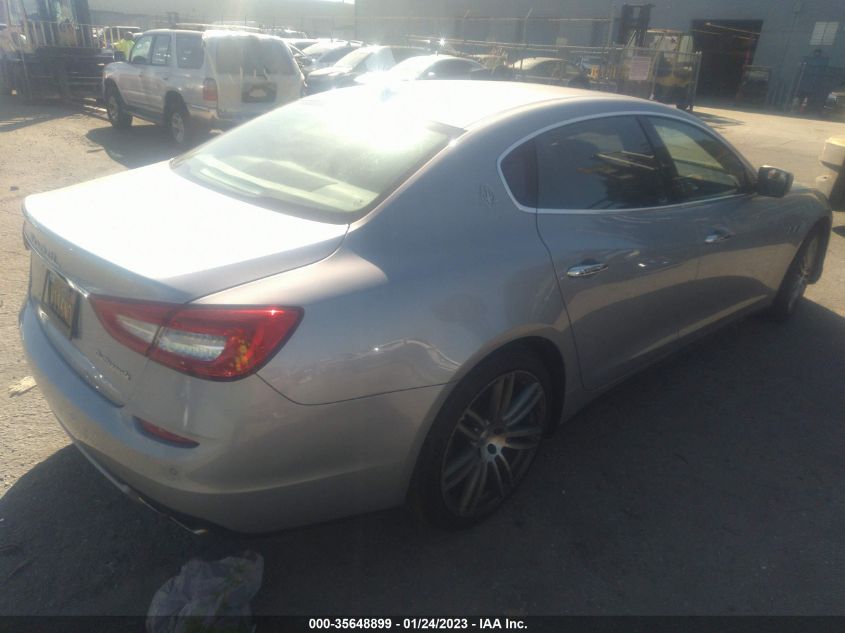 2016 MASERATI QUATTROPORTE S ZAM56RPA2G1185384