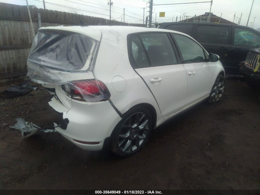 2013 VOLKSWAGEN GTI DRIVER'S EDITION WVWHD7AJ5DW129619