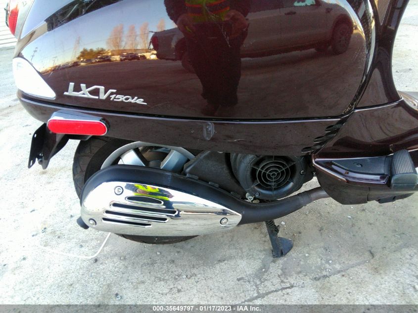 2012 VESPA LX 150IE ZAPM688F6C5201107