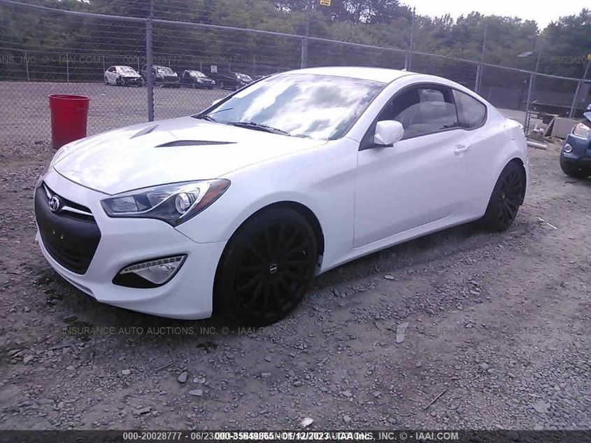 2015 HYUNDAI GENESIS COUPE 3.8L KMHHU6KJ9FU124507