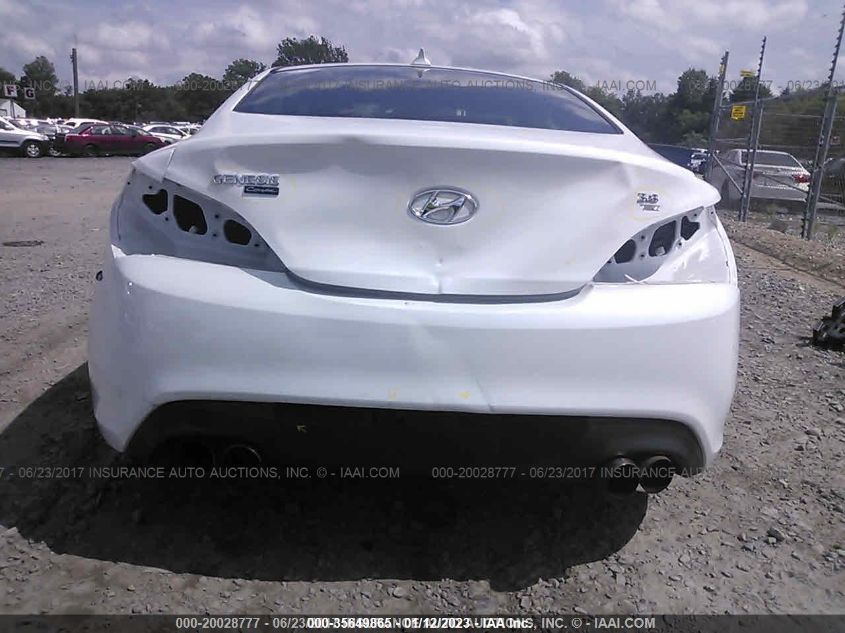 2015 HYUNDAI GENESIS COUPE 3.8L KMHHU6KJ9FU124507