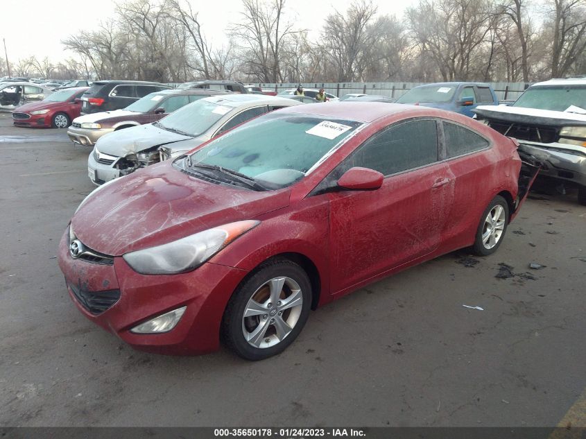 2013 HYUNDAI ELANTRA COUPE GS PZEV KMHDH6AEXDU023688
