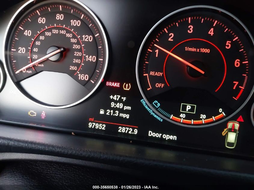 2014 BMW 3 SERIES GRAN TURISMO 335I XDRIVE WBA3X9C58ED153226