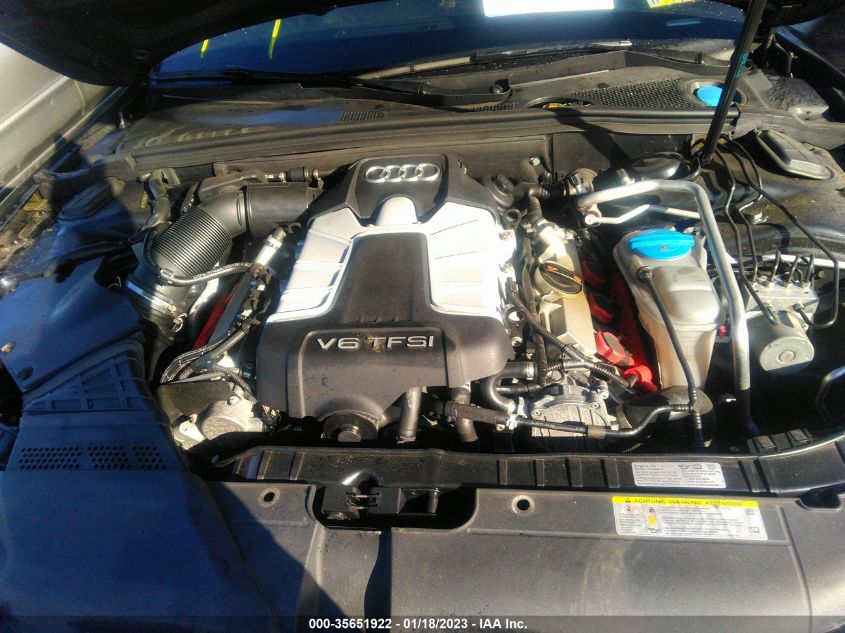 2013 AUDI S5 PRESTIGE WAUVGAFH6DN000563