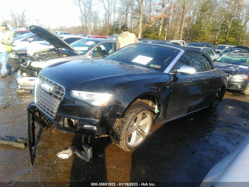 2013 AUDI S5 PRESTIGE WAUVGAFH6DN000563