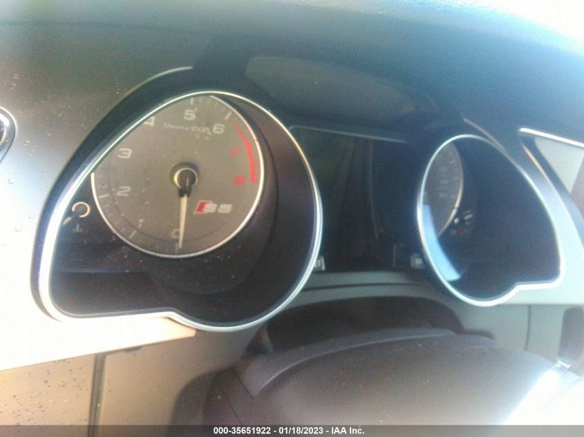 2013 AUDI S5 PRESTIGE WAUVGAFH6DN000563