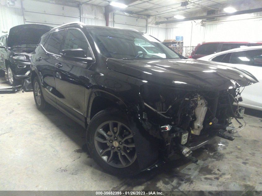 Lot #2541532814 2022 GMC TERRAIN AWD SLT salvage car