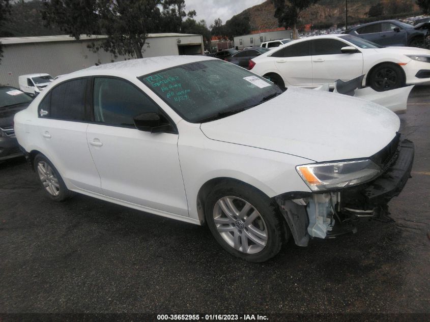 2015 VOLKSWAGEN JETTA SEDAN 2.0L S W/TECHNOLOGY - 3VW2K7AJ0FM222544