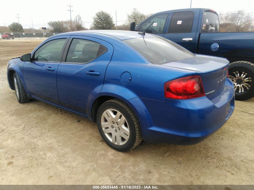 2013 DODGE AVENGER SE 1C3CDZAB3DN602958