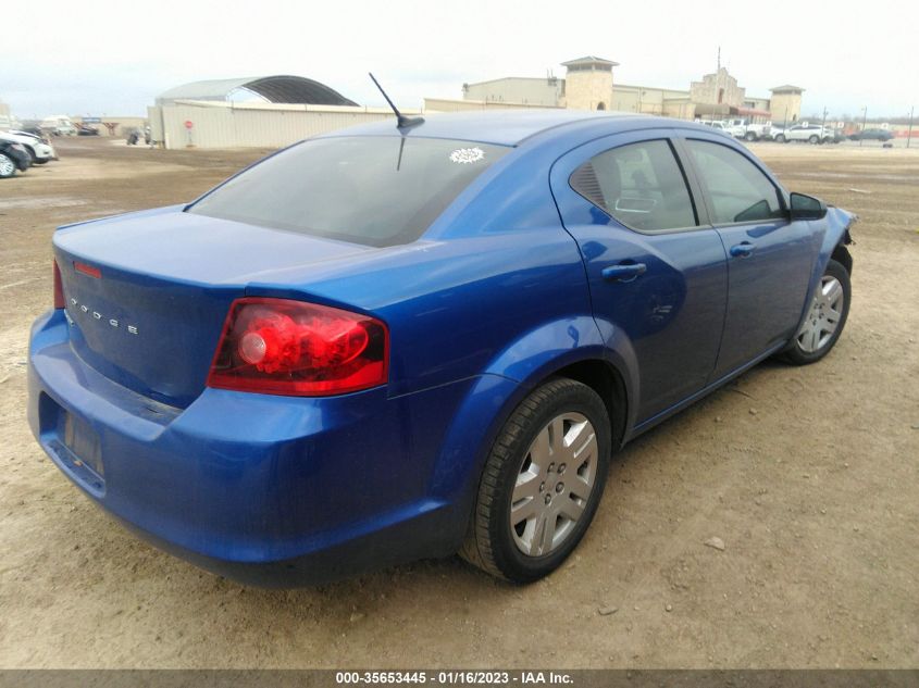 2013 DODGE AVENGER SE 1C3CDZAB3DN602958