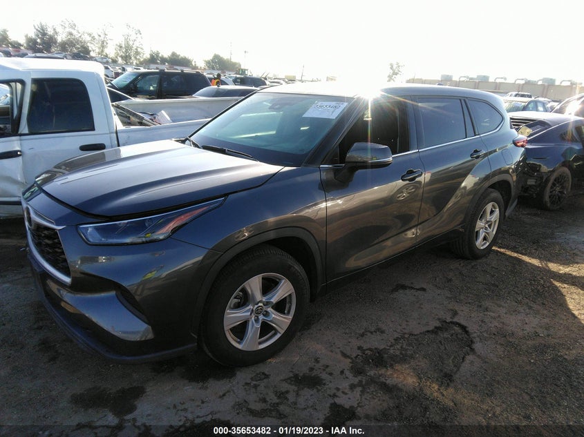 VIN 5TDCZRAH4MS518482 2021 TOYOTA HIGHLANDER L