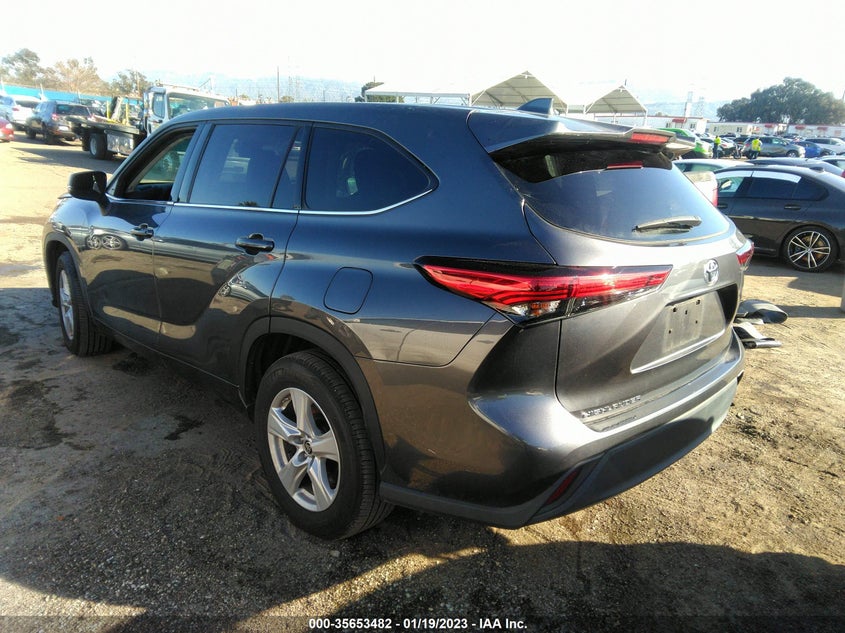 VIN 5TDCZRAH4MS518482 2021 TOYOTA HIGHLANDER L