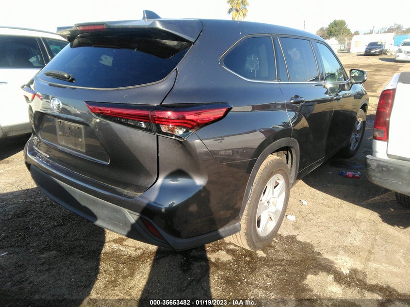 VIN 5TDCZRAH4MS518482 2021 TOYOTA HIGHLANDER L
