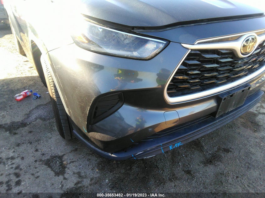 VIN 5TDCZRAH4MS518482 2021 TOYOTA HIGHLANDER L