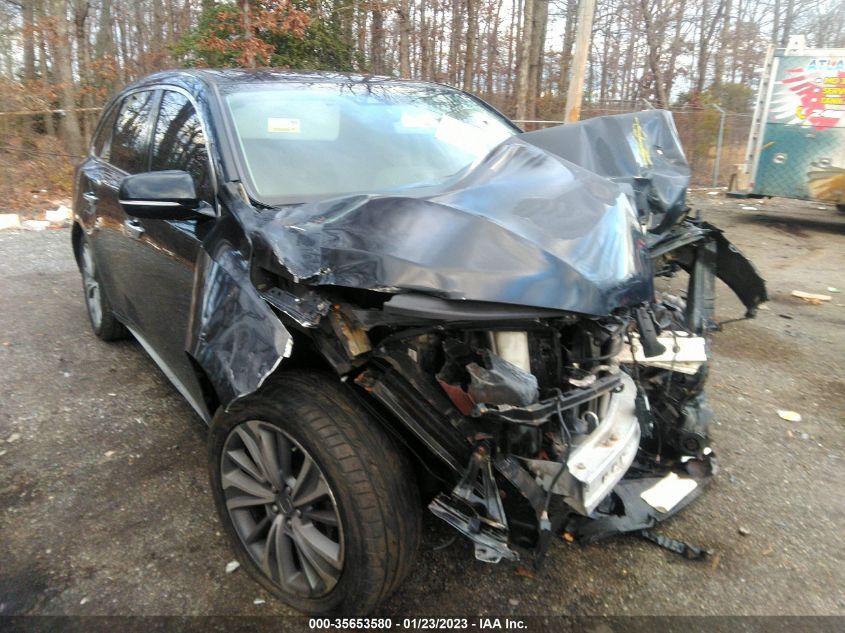 5FRYD4H79HB037172 ACURA MDX W/TECHNOLOGY 2017