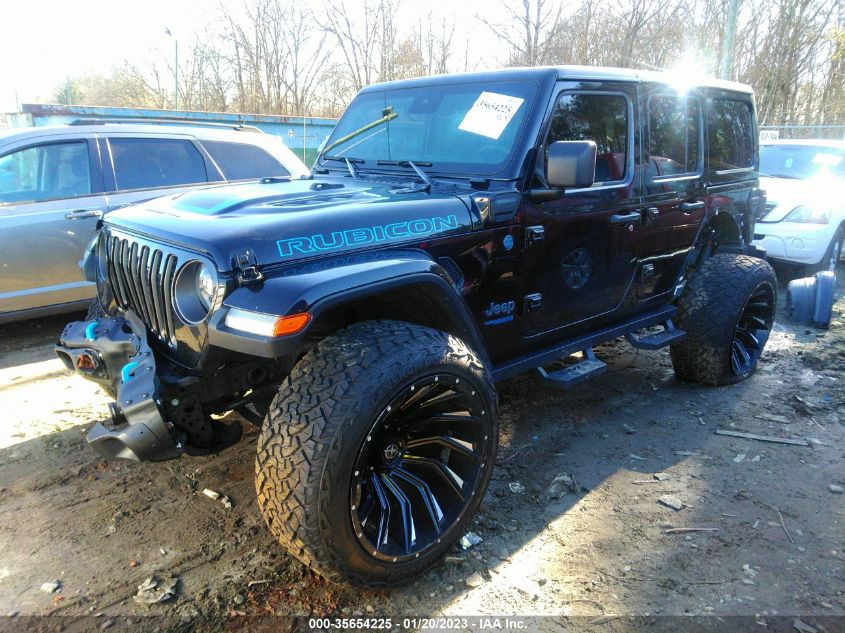 2021 JEEP WRANGLER 4XE UNLIMITED RUBICON 1C4JJXR60MW765441