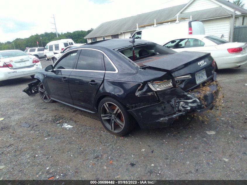 2017 AUDI A4 PREMIUM PLUS WAUENAF46HN018988