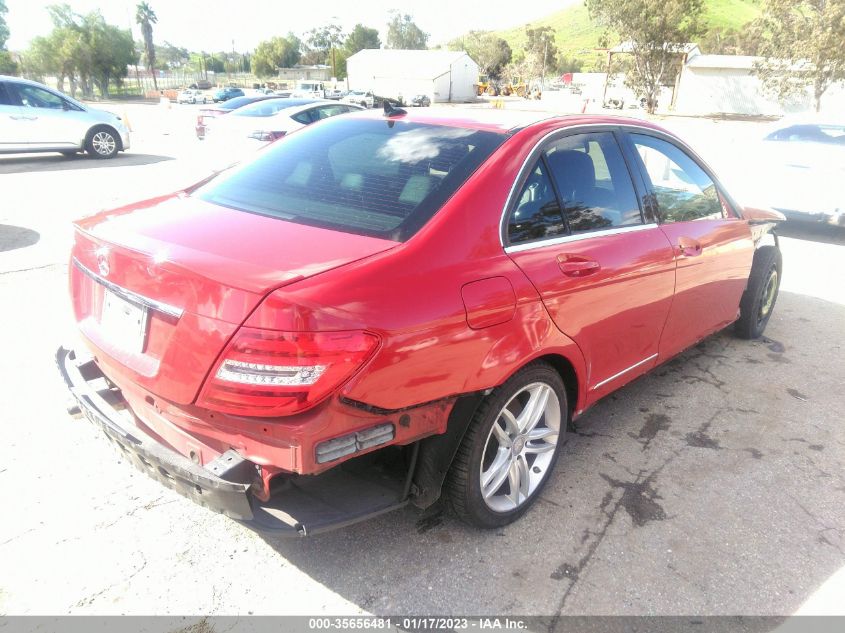 2013 MERCEDES-BENZ C-CLASS C 250 WDDGF4HB4DR269863