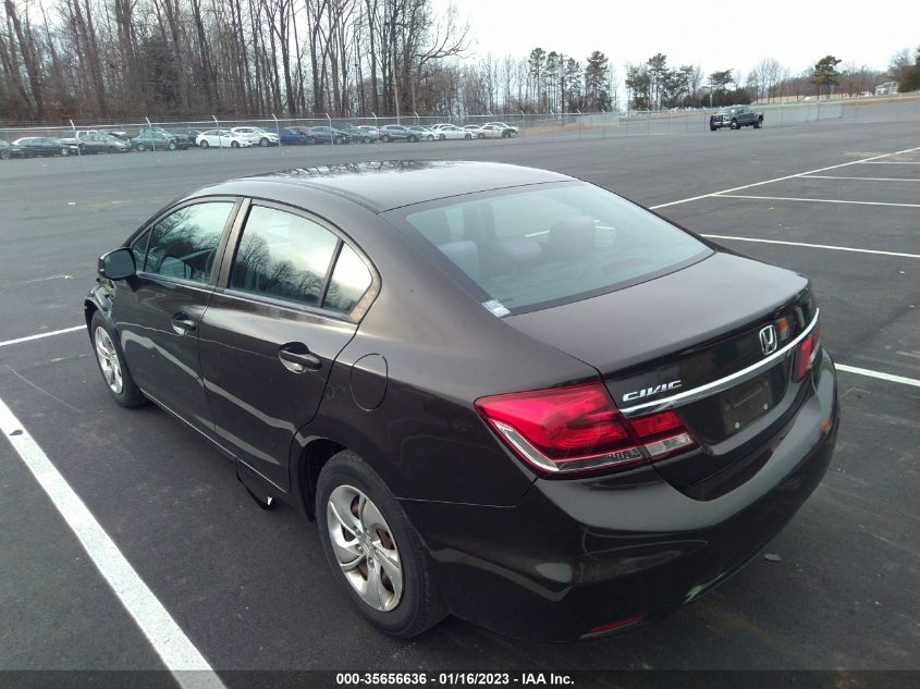 2013 HONDA CIVIC SDN LX 19XFB2F58DE261229