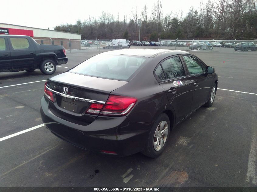 2013 HONDA CIVIC SDN LX 19XFB2F58DE261229
