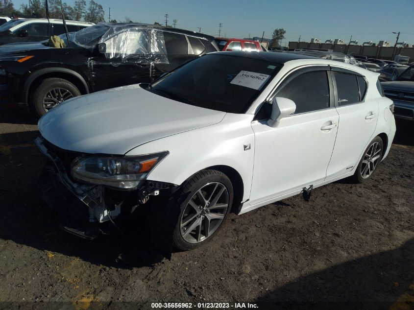 2016 LEXUS CT 200H HYBRID - JTHKD5BH2G2253671