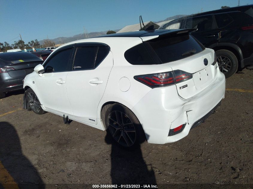 2016 LEXUS CT 200H HYBRID - JTHKD5BH2G2253671