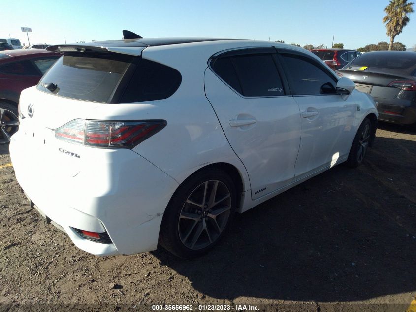 2016 LEXUS CT 200H HYBRID - JTHKD5BH2G2253671