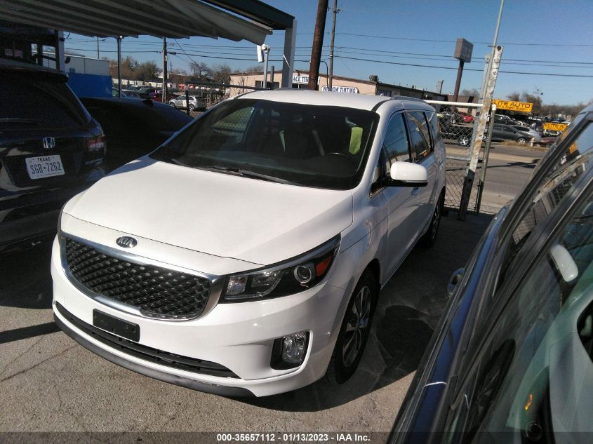 2016 KIA SEDONA SX - KNDMC5C17G6147885