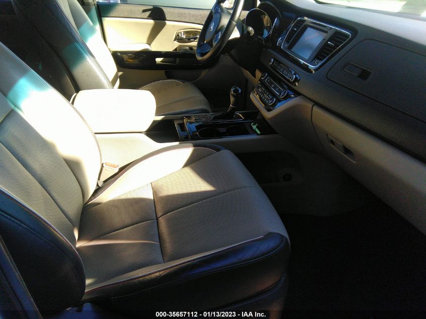 2016 KIA SEDONA SX - KNDMC5C17G6147885